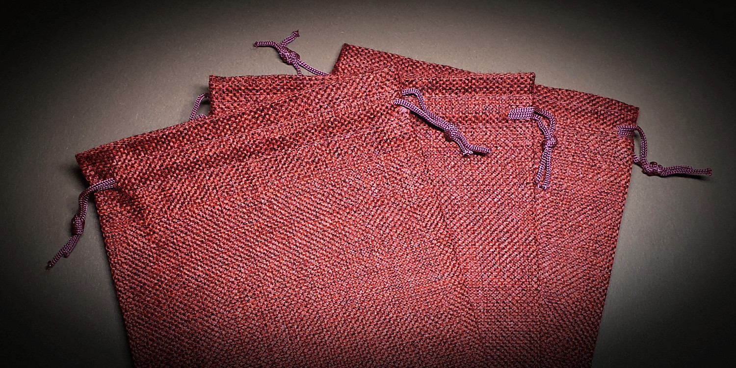 Zubehör: rote Beutel